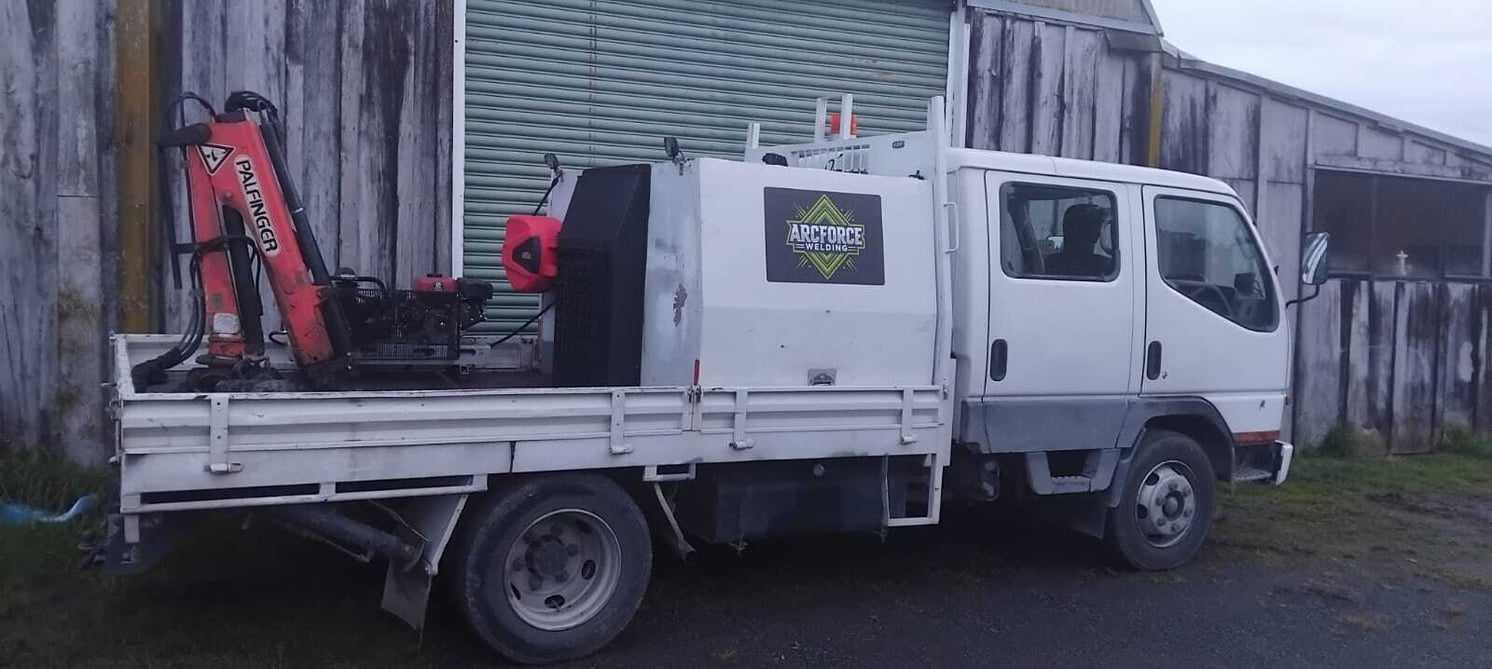 truck with logo